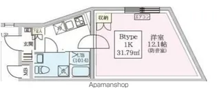 防音マンションスカイラシクラス小岩【302号室号室】の間取り