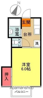 すばる館【202号室】の間取り