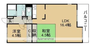 ファミーユ【3階】の間取り