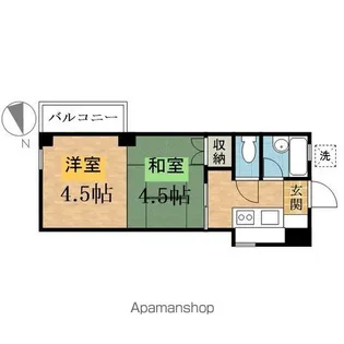 メゾン弥生【310号室】の間取り