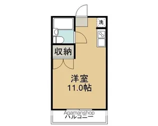 大和コーポラス南行徳【203号室】の間取り