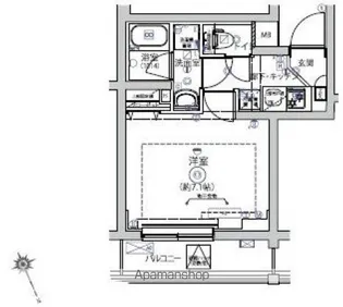 ベルシード横濱南太田Ⅱ【306号室】の間取り