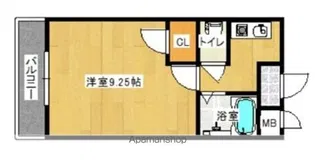 朝日が丘尾田ハイツ【2階】の間取り