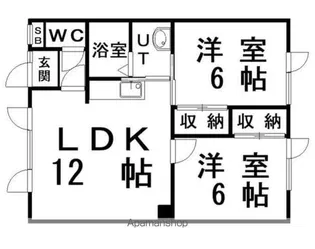 アルプス1号【2階】の間取り
