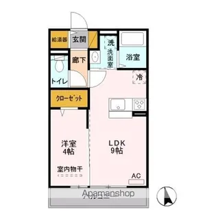 グランディール石橋【2階】の間取り