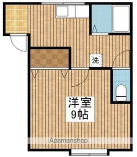 ハイツ大橋【101号室】の間取り
