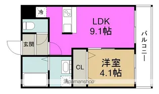 フジパレス福島サウス【2階】の間取り