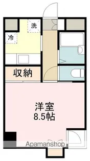 オーロラビル【5階】の間取り