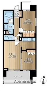 ドゥーエ両国Ⅱ【10階】の間取り