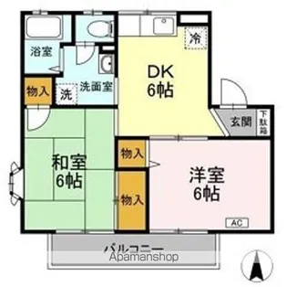 グレース宮前【1階】の間取り