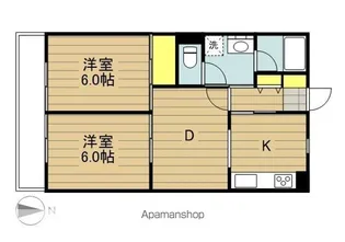 コスモ戸田アーバンハイム【204号室】の間取り