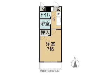 エトアール大幸【107号室】の間取り