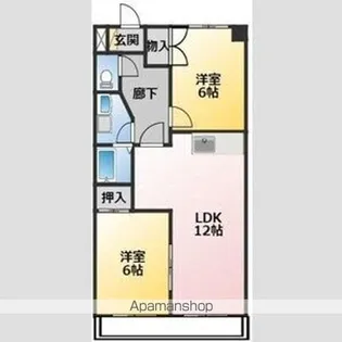 C・ISLAND 14【502号室】の間取り