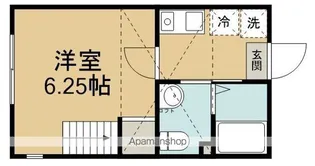 クリムゾンハイツ的場【1階】の間取り