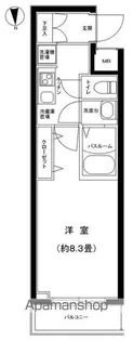 スカイコートグレース西六郷【4階】の間取り