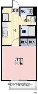 プレジール五反田【203号室】の間取り