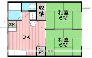 山田ハイツ【1階】の間取り