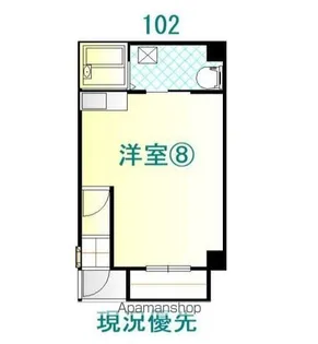 CASAチェルキオ【102号室】の間取り