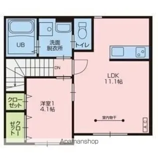 LANCHEⅣ(ランシェ4)【2階】の間取り