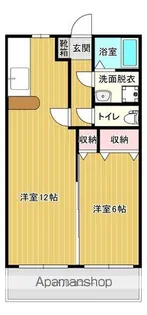 サンクレール【2階】の間取り