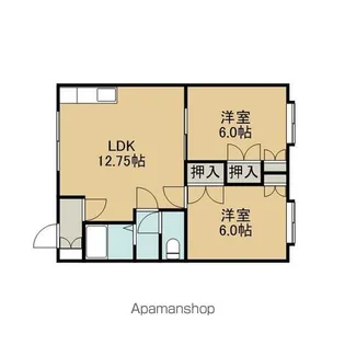 ベルメゾンTD【1階】の間取り