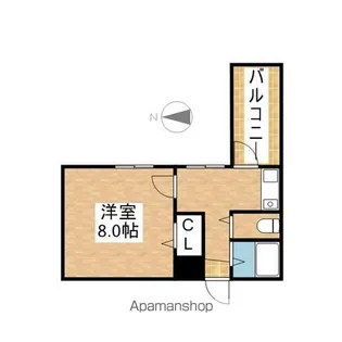 田中ビル【406号室】の間取り
