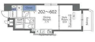 ミレドゥーエ両国【2階】の間取り