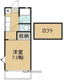 プリンスコート沖野B棟【2階】の間取り