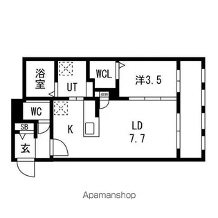 NUVOLA麻生(ヌヴォーラ麻生)【302号室】の間取り