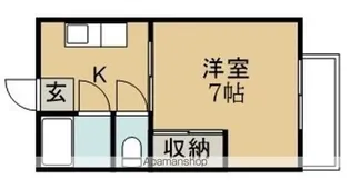エスポワールハイツ【1階】の間取り