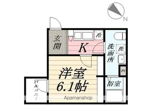 ブルックリンヒルズ【3階】の間取り