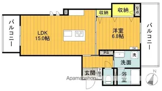 エリートヒルズ【206号室】の間取り