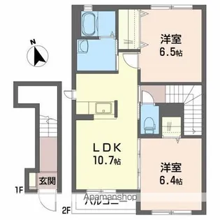 スプレンダー A【2階】の間取り