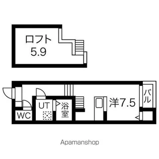 ARVITA【102号室号室】の間取り
