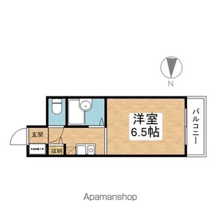 キューブコート瀬田【4階】の間取り