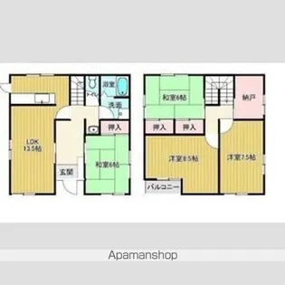 静岡県浜松市中央区蜆塚3丁目【一戸建】の間取り