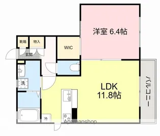 メゾン・ボアジュイール【1階】の間取り