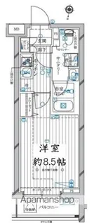 レガリス蒲田【4階】の間取り