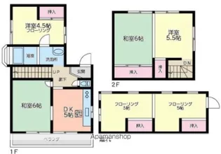 神奈川県横浜市保土ケ谷区鎌谷町【一戸建】の間取り
