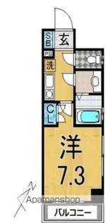 アヴァンツァーレ横浜子安【10階】の間取り