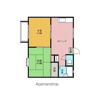 レーベンⅡ【1階】の間取り