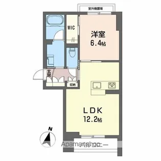 AMBER COURT【2階】の間取り