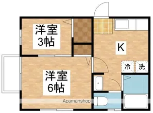 ピジョン【2階】の間取り