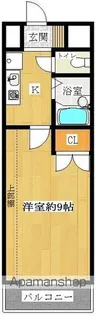 グランビュー薬院【2階】の間取り