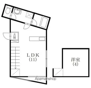 ル・ブルー半田山【2階】の間取り