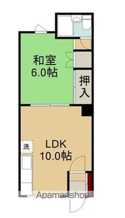 花園桧荘(ハナゾノヒノキソウ)【2階】の間取り