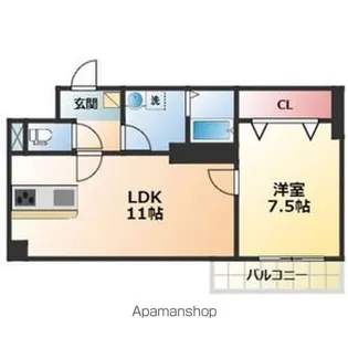 サンドリヨン ゴキソ【1階】の間取り