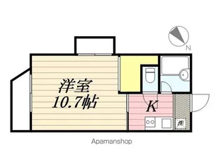 ヒルトップ北原Ⅱ【3階】の間取り