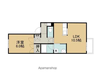 メゾン・マキ【1階】の間取り