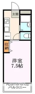 コージーハイツ【201号室】の間取り